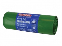 Faithfull Heavy-Duty Strong Garden Sacks (10) £5.59